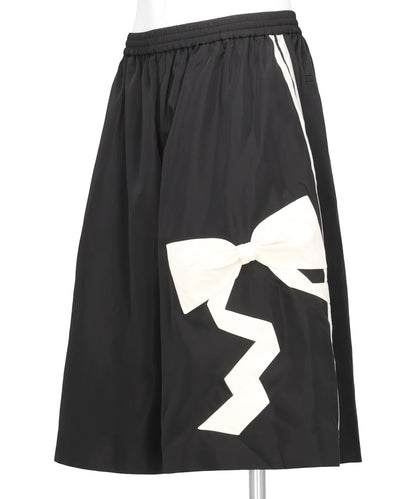 RIBBON DETAIL SIDE LINE WIDE SHORTS