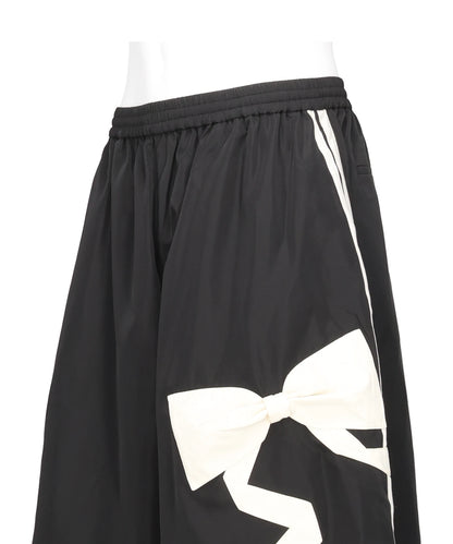 RIBBON DETAIL SIDE LINE WIDE SHORTS