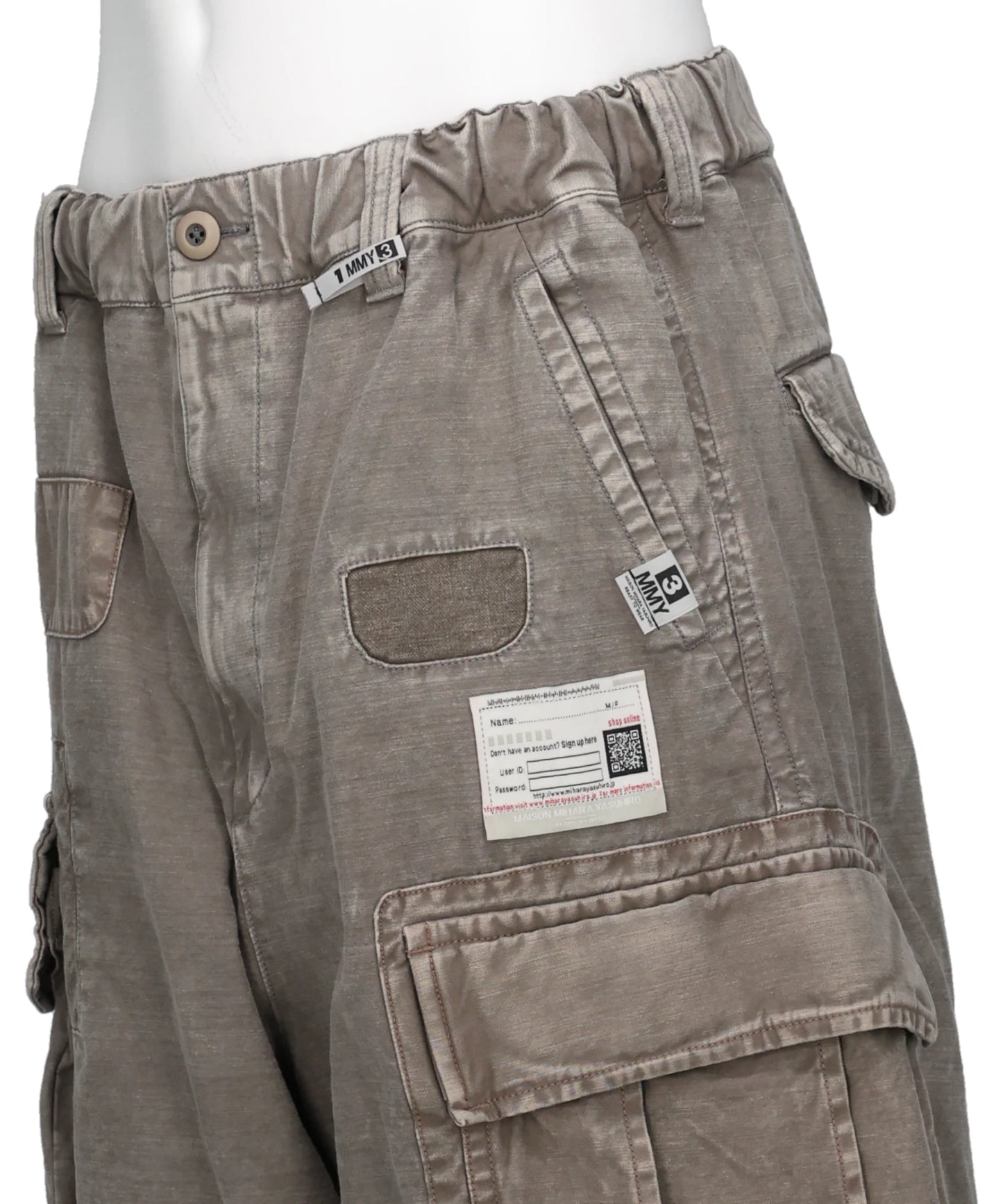 REPAIRED CARGO SHORTS