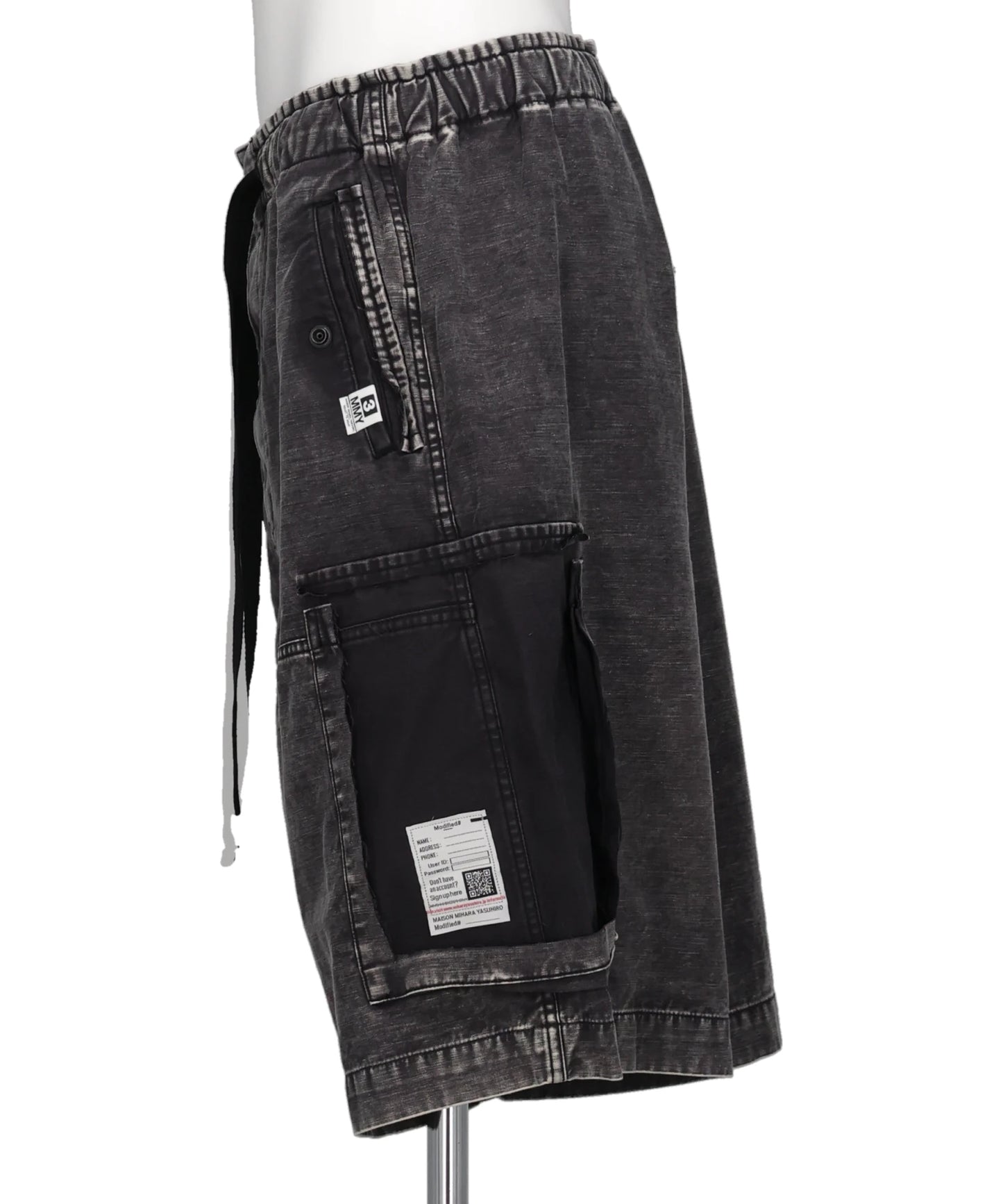 DAMAGED CARGO SHORT PANTS