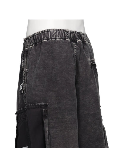DAMAGED CARGO SHORT PANTS