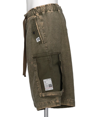 DAMAGED CARGO SHORT PANTS