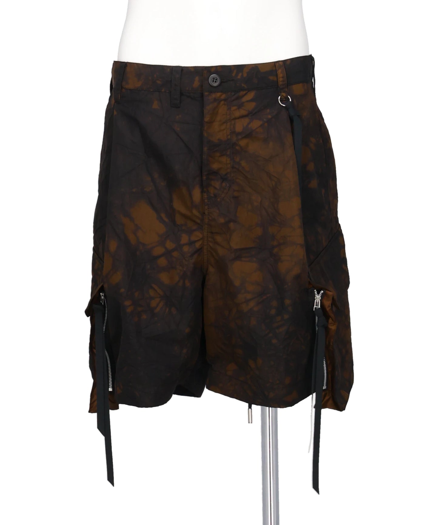 TIE-DYED NYLON OXFORD PCS COMBAT SHORTS