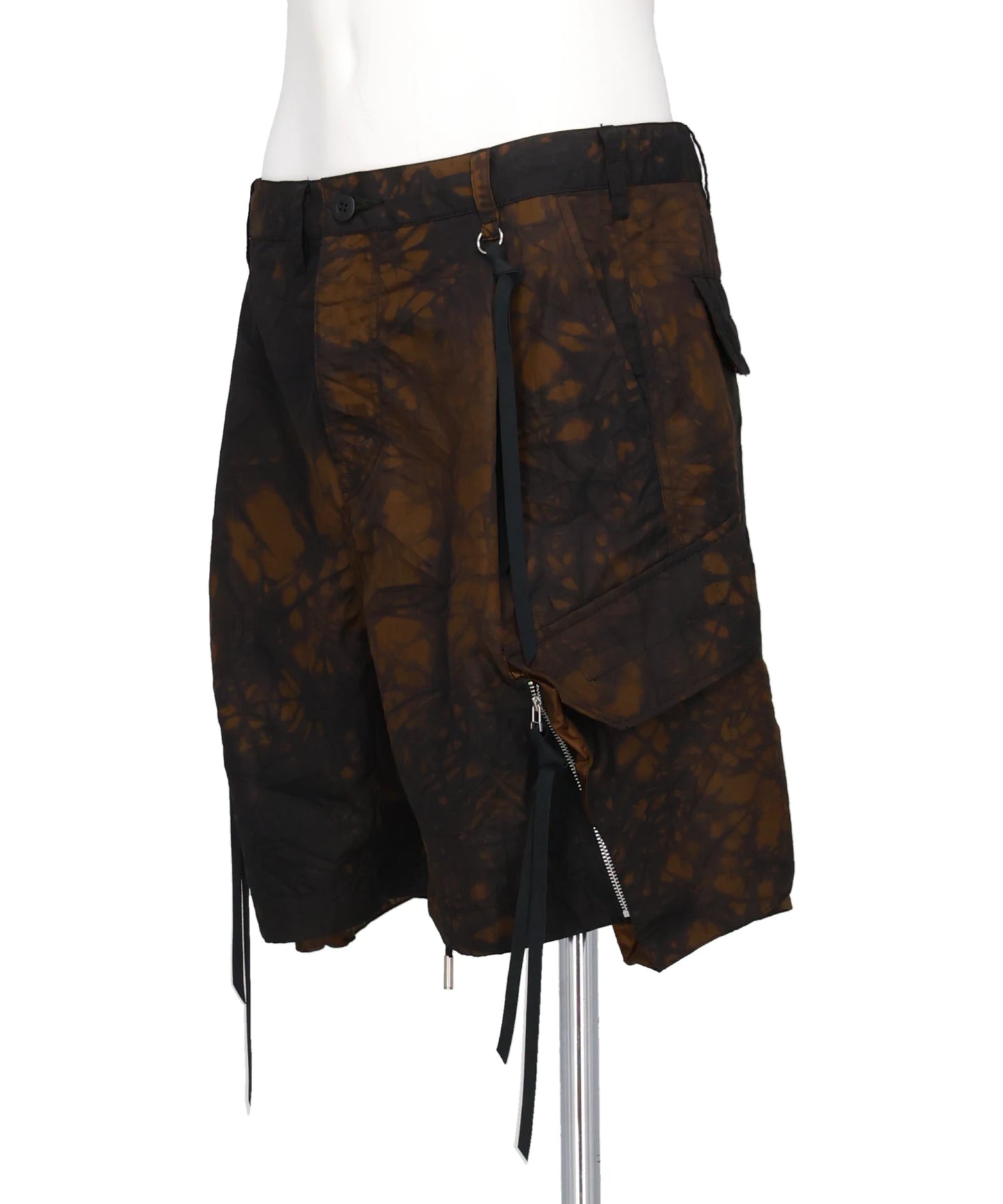 TIE-DYED NYLON OXFORD PCS COMBAT SHORTS