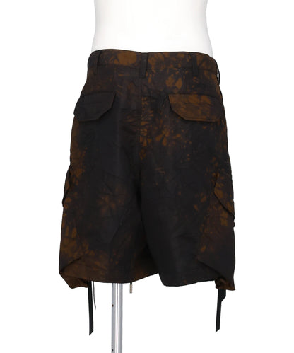 TIE-DYED NYLON OXFORD PCS COMBAT SHORTS