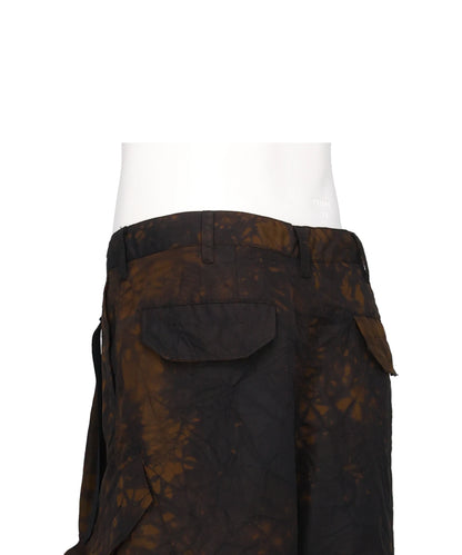 TIE-DYED NYLON OXFORD PCS COMBAT SHORTS