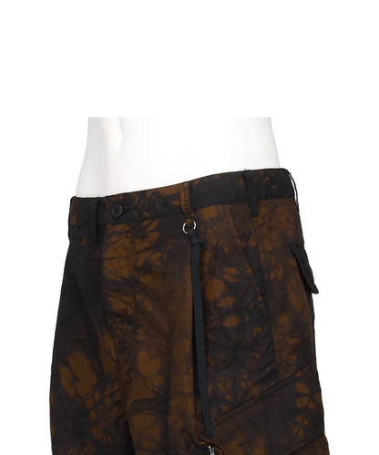 TIE-DYED NYLON OXFORD PCS COMBAT SHORTS