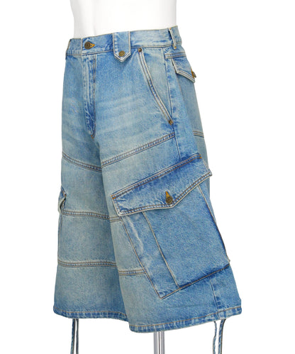 CARGO DENIM SHORT