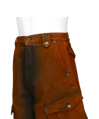 CARGO DENIM SHORT