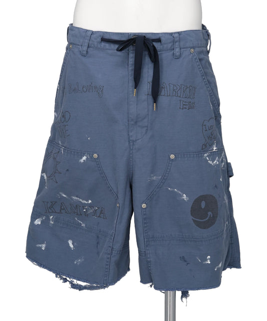 KAMIYA(カミヤ) 2026SS GRAFFITI PAINTER SHORTS G16HP024