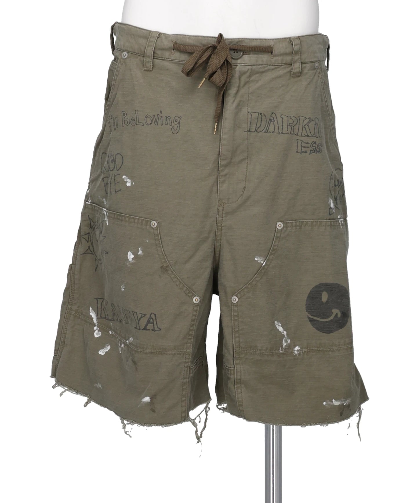 KAMIYA(カミヤ) 2026SS GRAFFITI PAINTER SHORTS G16HP024