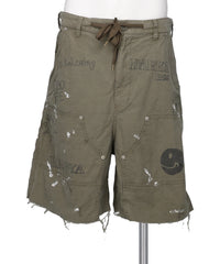 KAMIYA(カミヤ) 2026SS GRAFFITI PAINTER SHORTS G16HP024