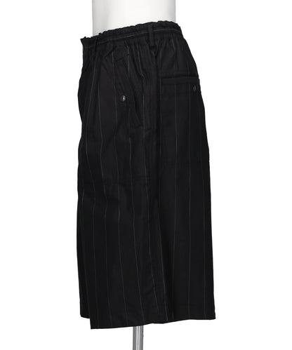 COTTON STRIPESUITING REVERSIBLE SHORTS