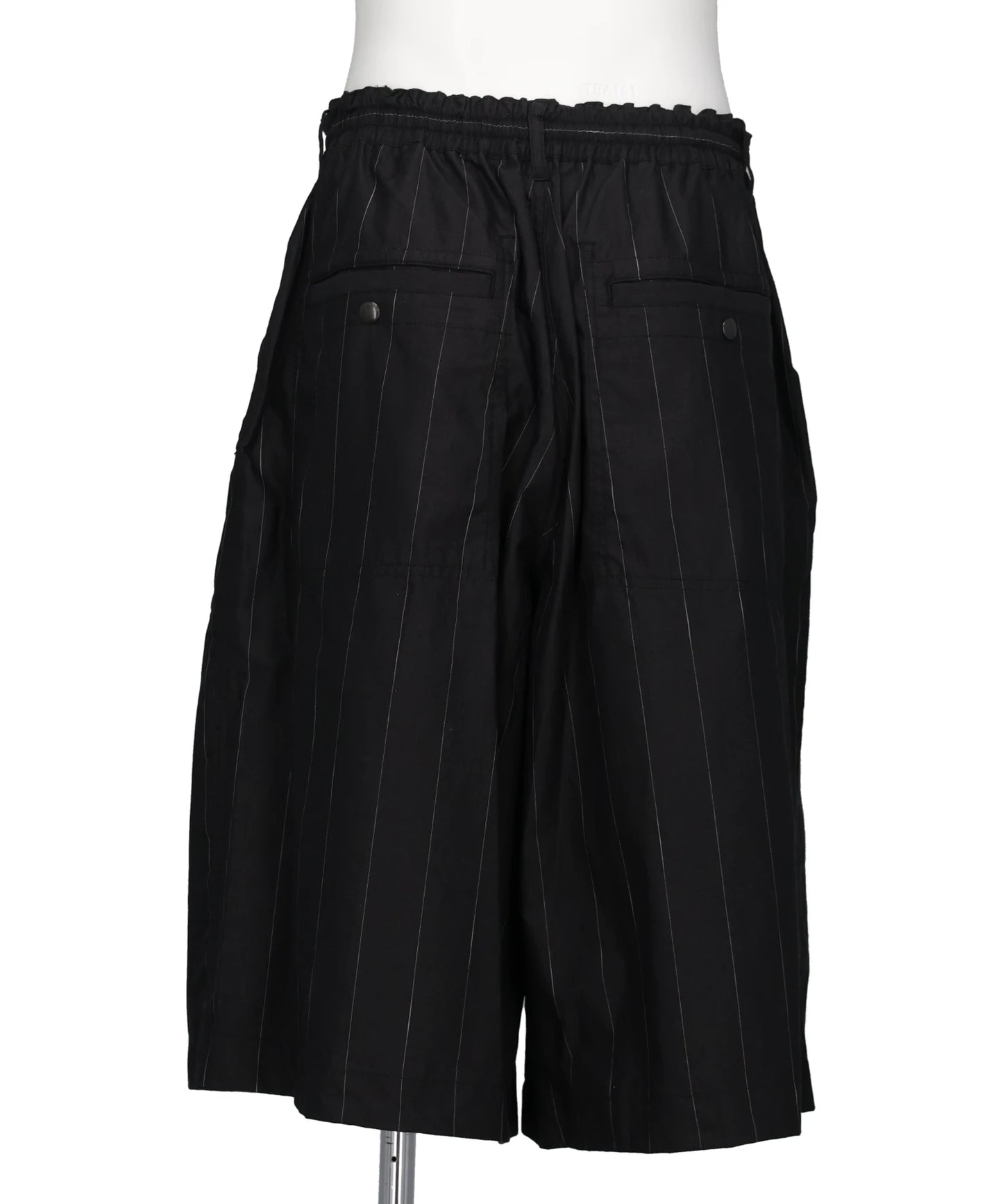 COTTON STRIPESUITING REVERSIBLE SHORTS