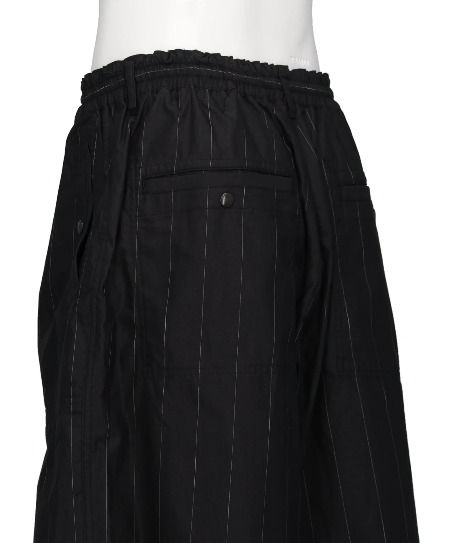 COTTON STRIPESUITING REVERSIBLE SHORTS