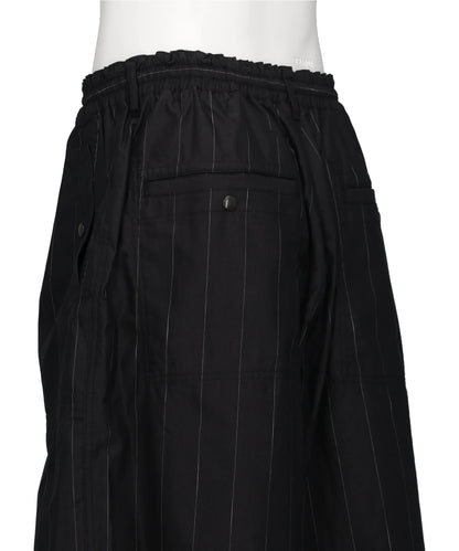 COTTON STRIPESUITING REVERSIBLE SHORTS