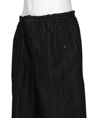 COTTON STRIPESUITING REVERSIBLE SHORTS