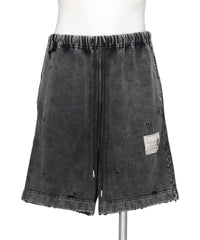 Maison MIHARA YASUHIRO(メゾンミハラヤスヒロ) 2026AW BLEACHED SWEAT SHORTS A17SP544