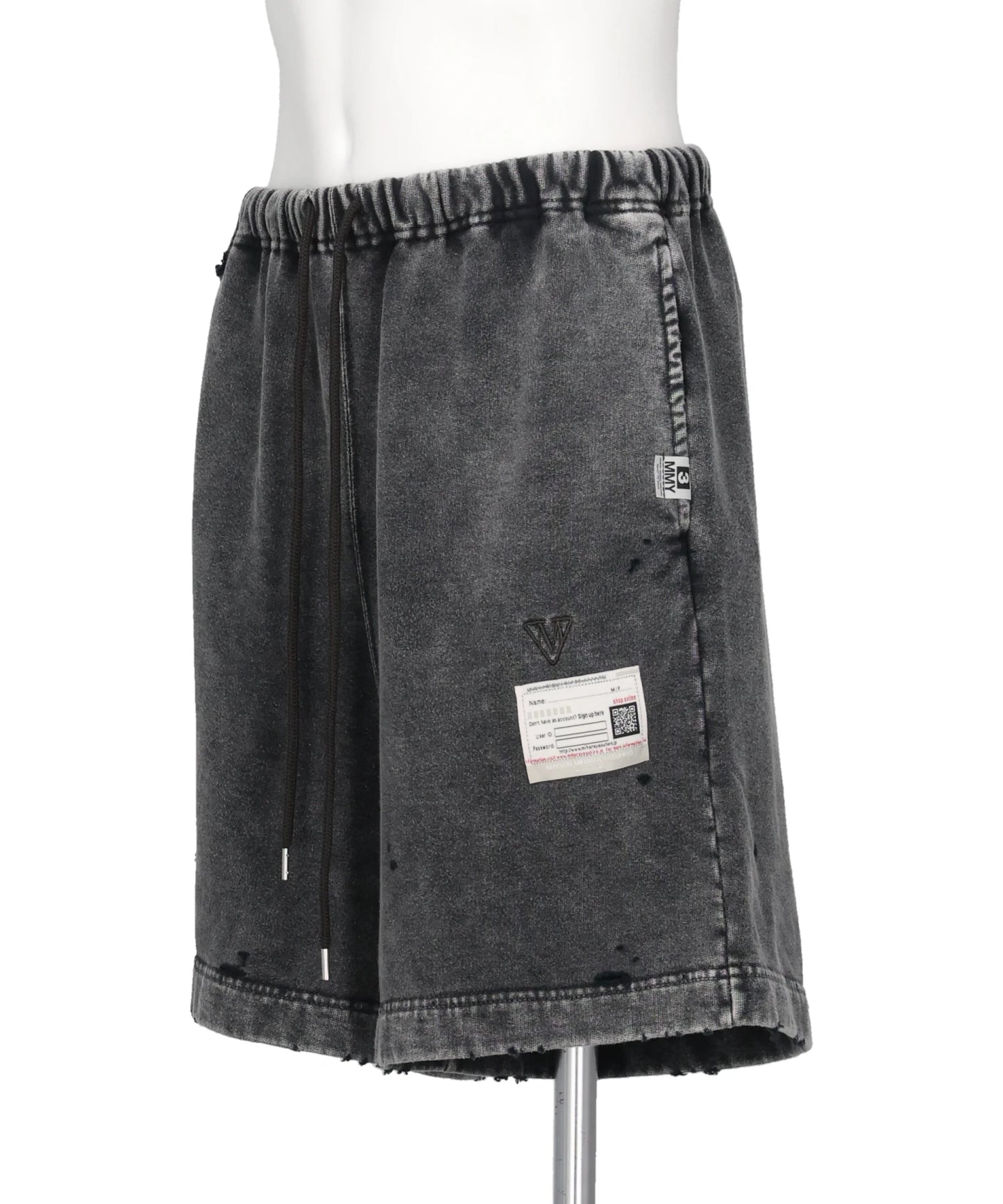 BLEACHED SWEAT SHORTS