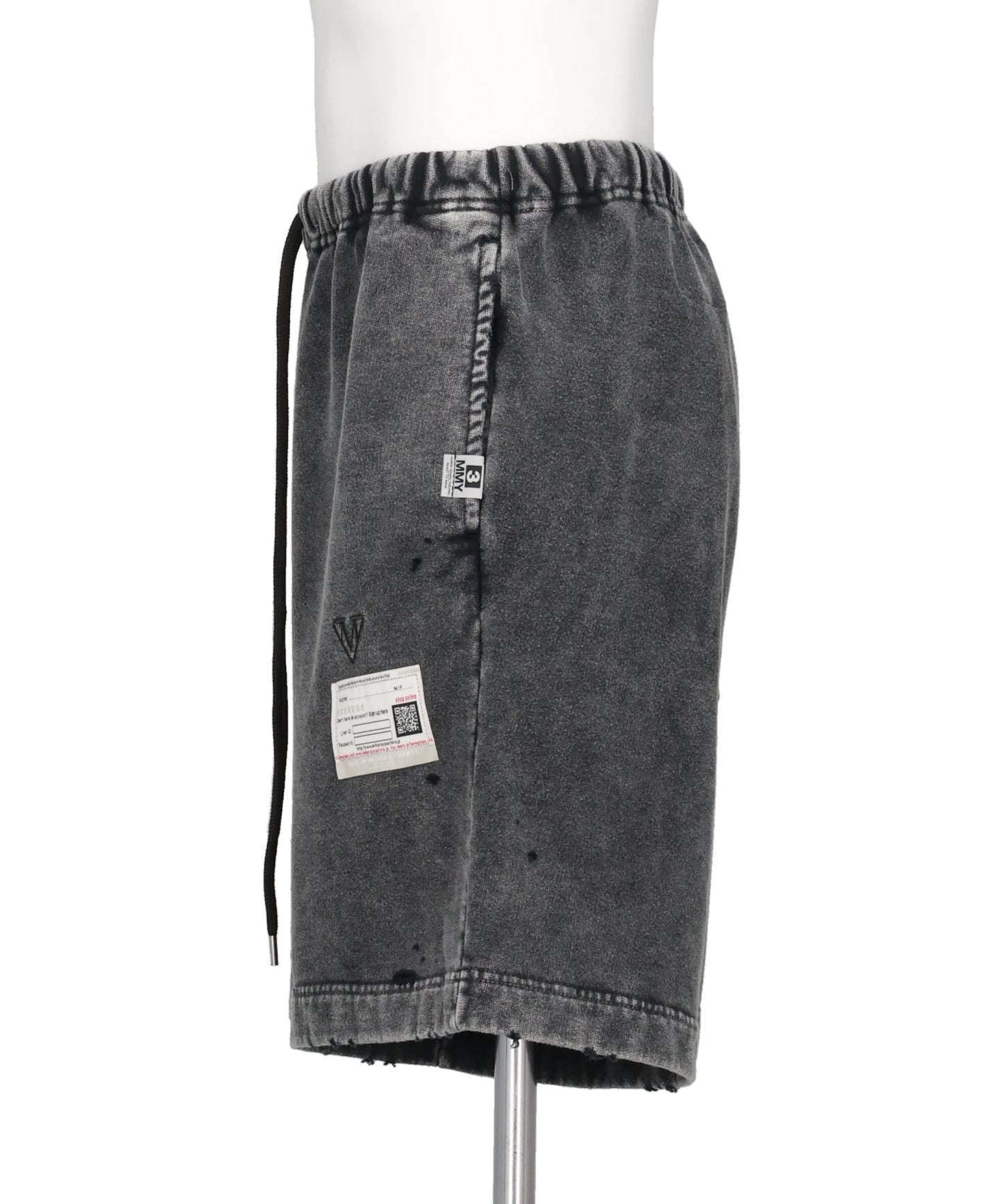 BLEACHED SWEAT SHORTS