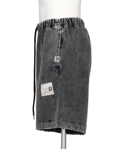 BLEACHED SWEAT SHORTS