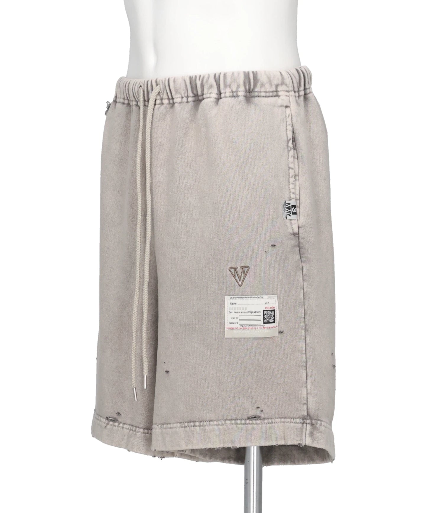 BLEACHED SWEAT SHORTS