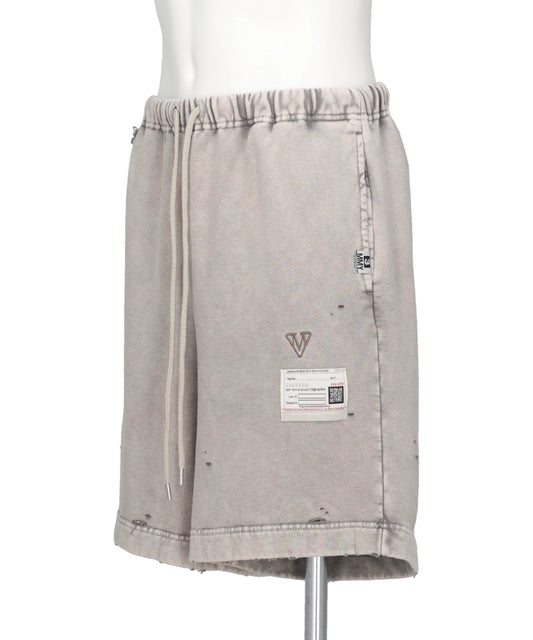 BLEACHED SWEAT SHORTS
