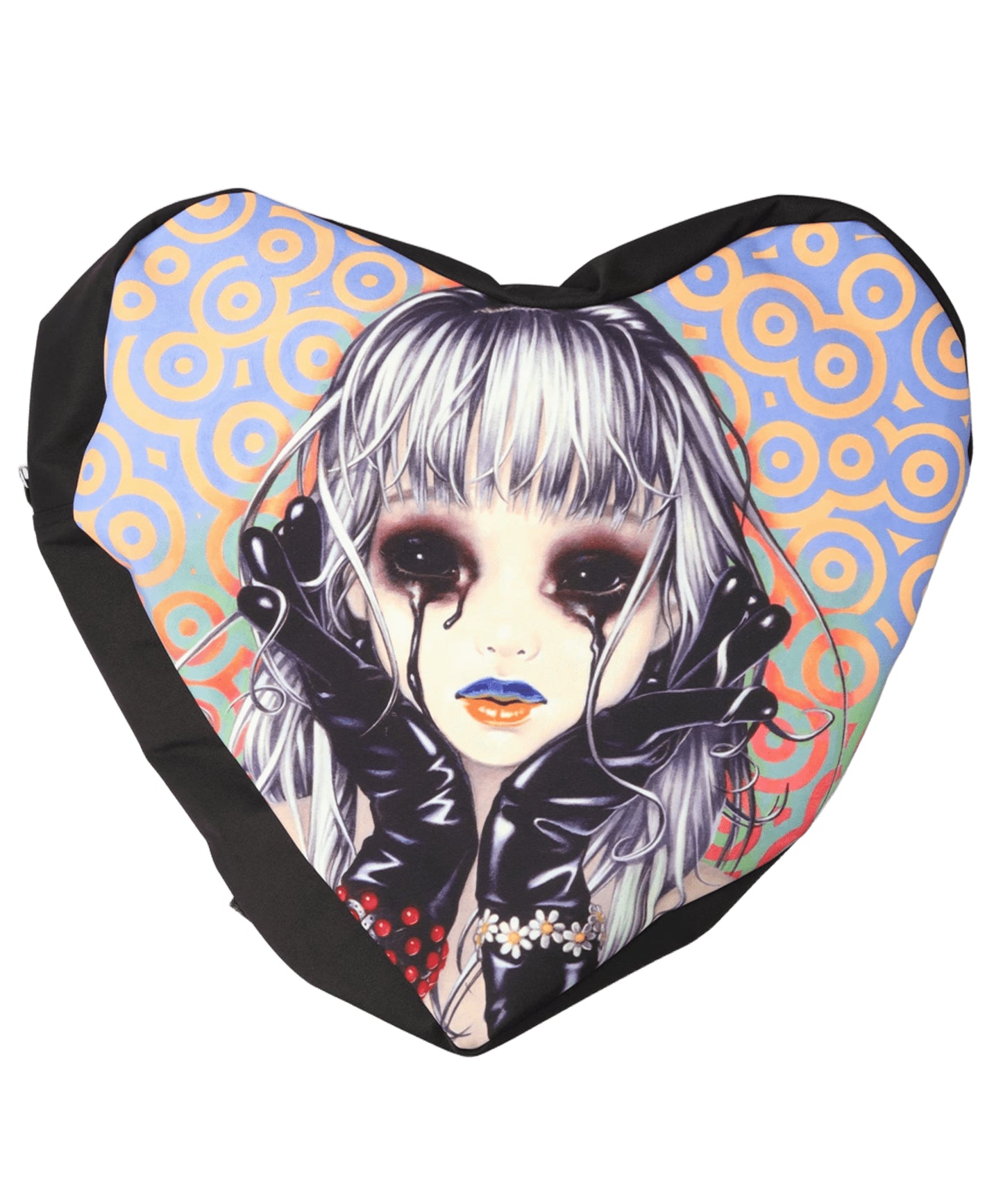 KIDILL(キディル) 2026AW BURNED OUT HEARTS BACKPACK ARTWORK BY TREVOR BROWN