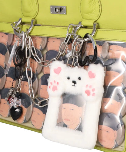 BREW-DYED LEATHER "ITA" BAG - GREEN TEE