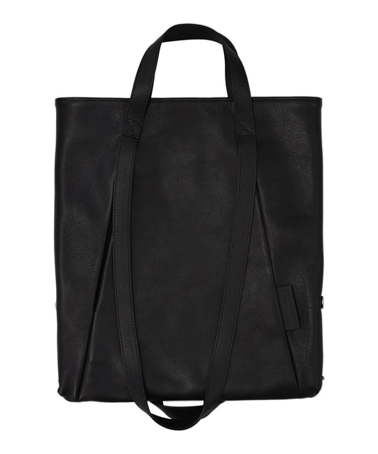 PATRICK STEPHAN(パトリックステファン)LEATHER SMALL TOTE LOOP HANDLE- BLACK