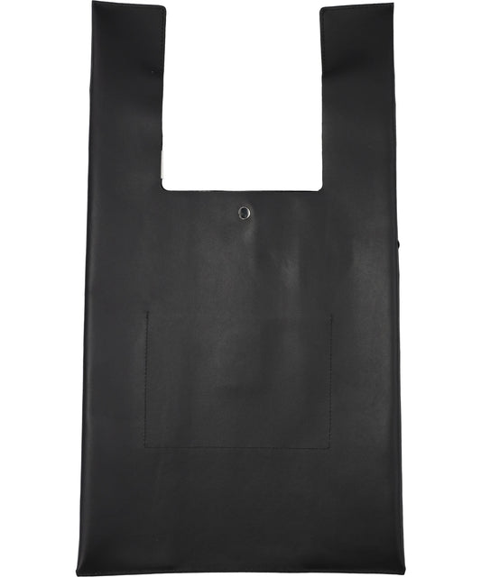 VIDEO RENTAL PRINT LEATHER SHOPPING BAG