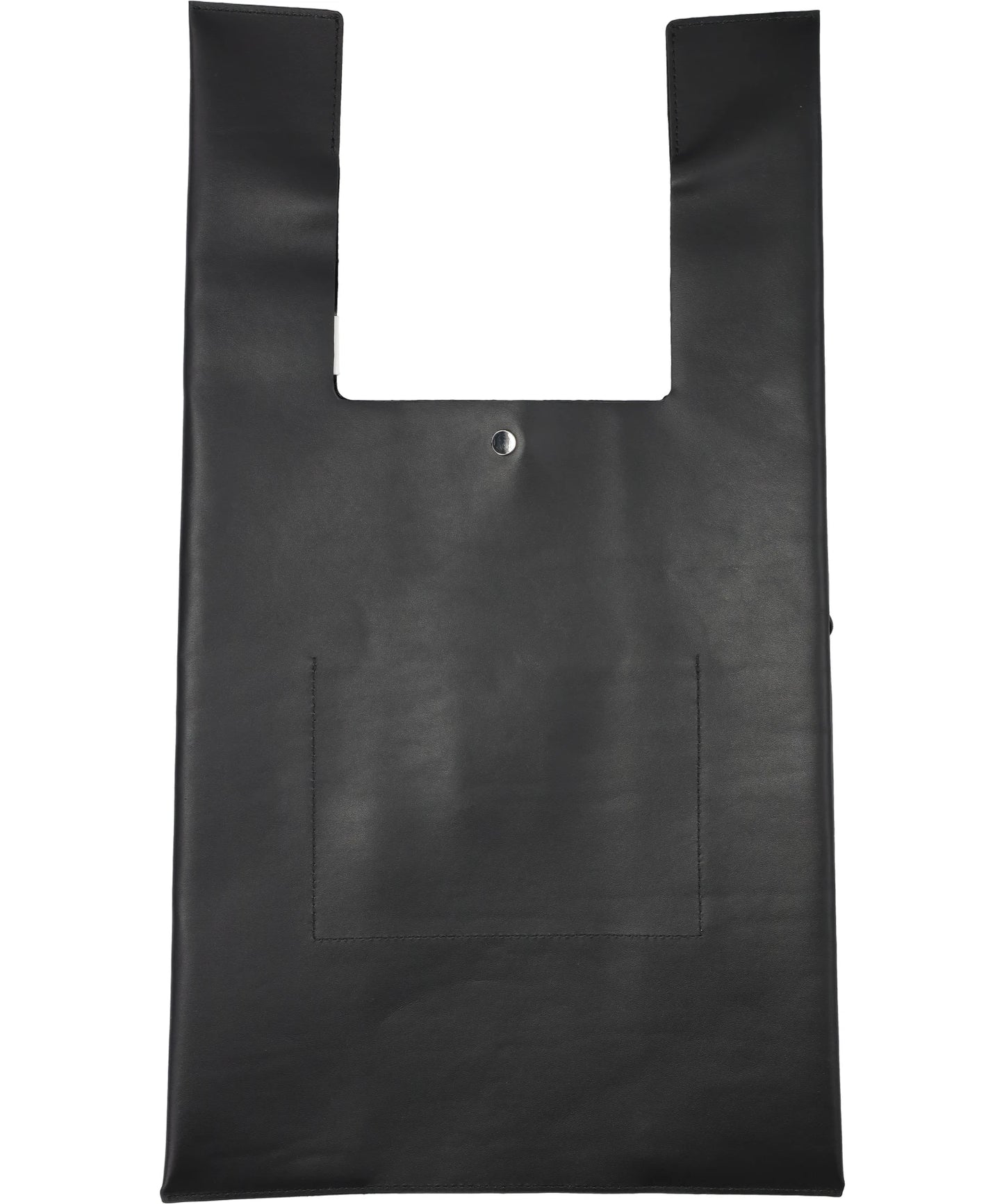 CAT PRINT LEATHER SHOPPING BAG
