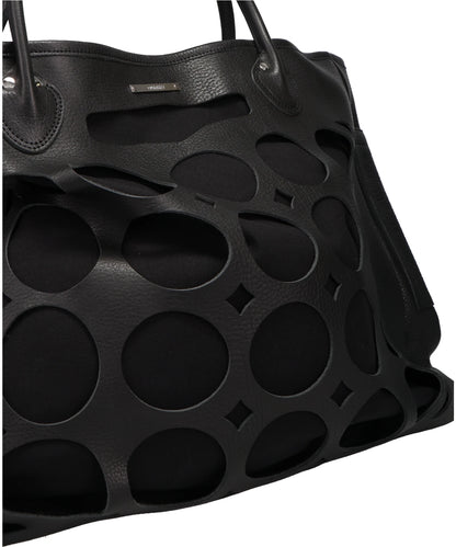 "PACK RING" LEATHER TOTE BAG