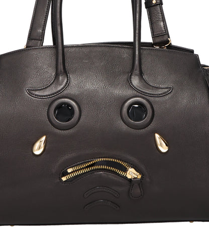 PLEADING EMOJI LEATHER BAG