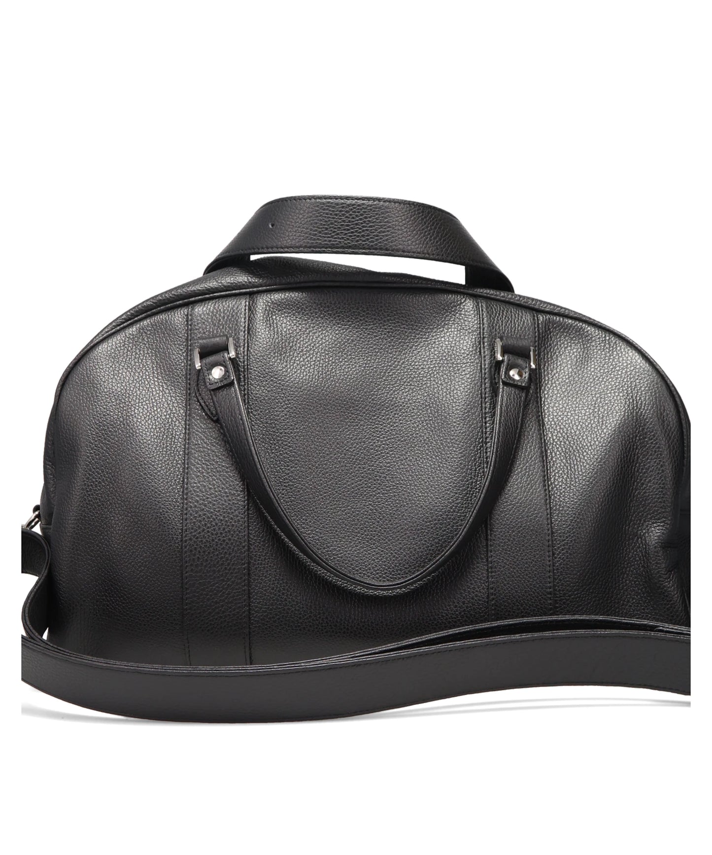 "D" BUCKLE BELT BOSTON BAG