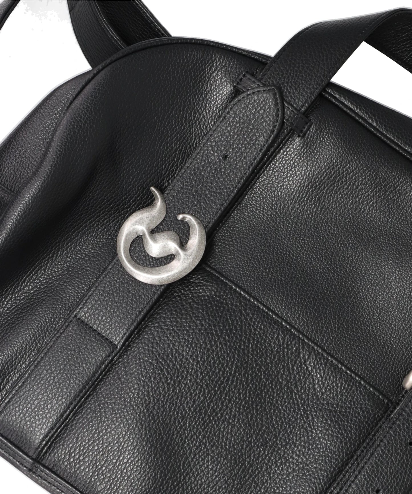 "D" BUCKLE BELT BOSTON BAG