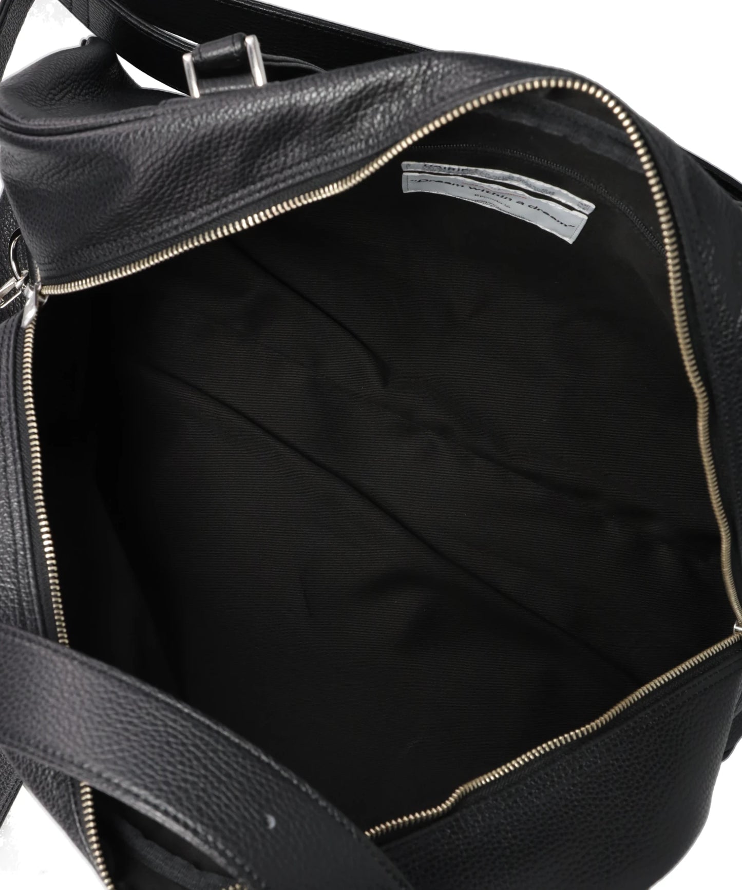 "D" BUCKLE BELT BOSTON BAG