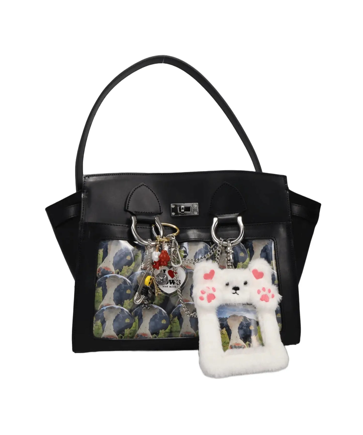 LEATHER "ITA" SHOULDER BAG