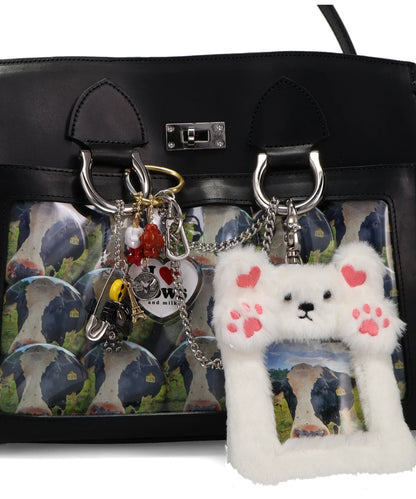 LEATHER "ITA" SHOULDER BAG