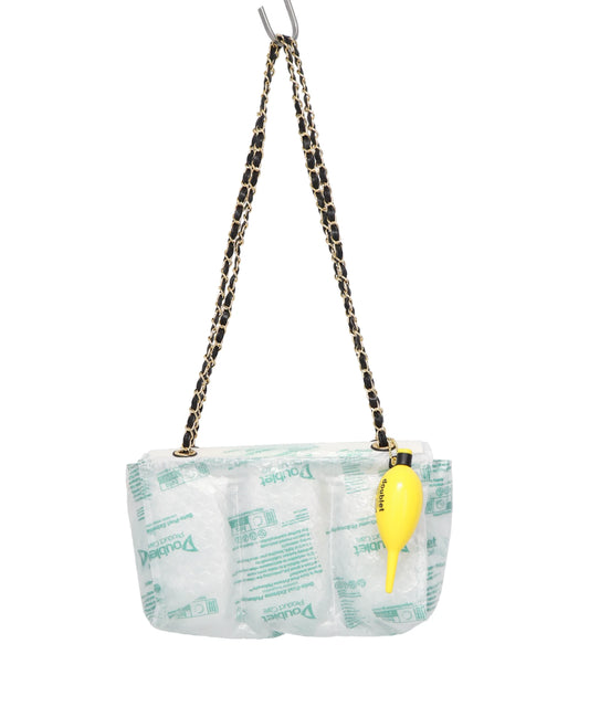 AIR PILLOW CHAIN SHOULDER BAG