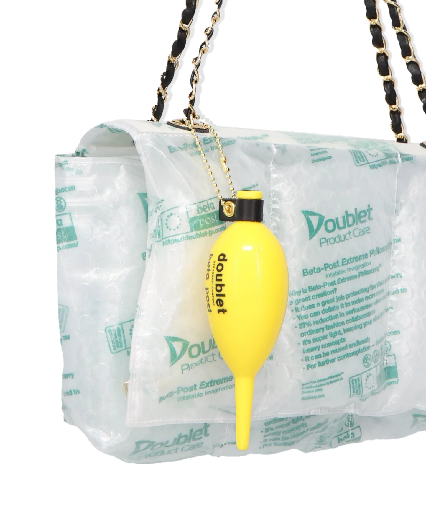 AIR PILLOW CHAIN SHOULDER BAG
