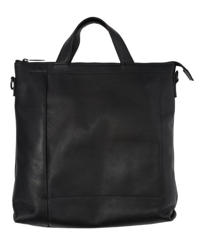 LEATHER SHOULDER BAG GRANDE POCHE KS