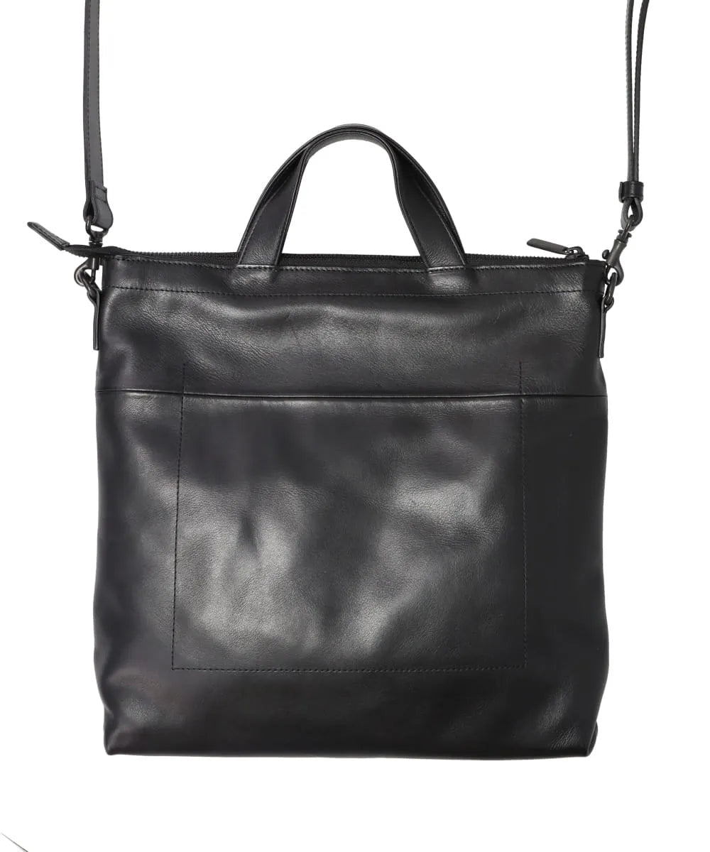 LEATHER SHOULDER BAG “GRANDE POCHE” KS