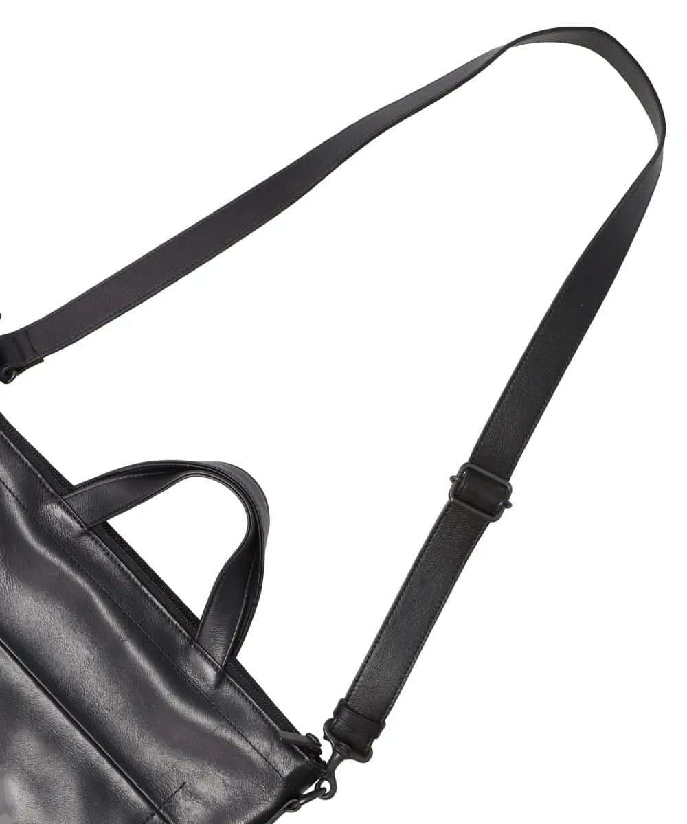 LEATHER SHOULDER BAG “GRANDE POCHE” KS