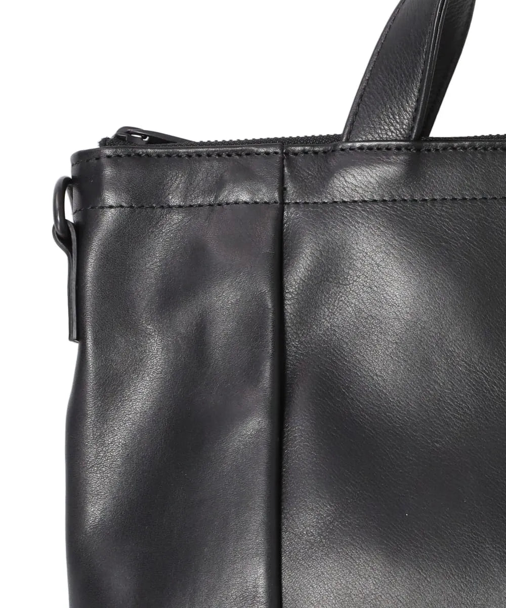 LEATHER SHOULDER BAG “GRANDE POCHE” KS