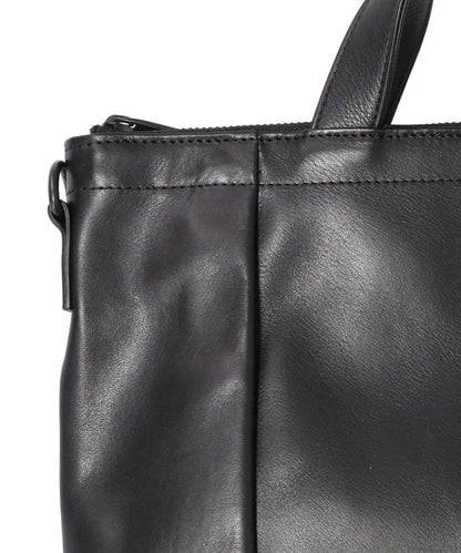 LEATHER SHOULDER BAG “GRANDE POCHE” KS