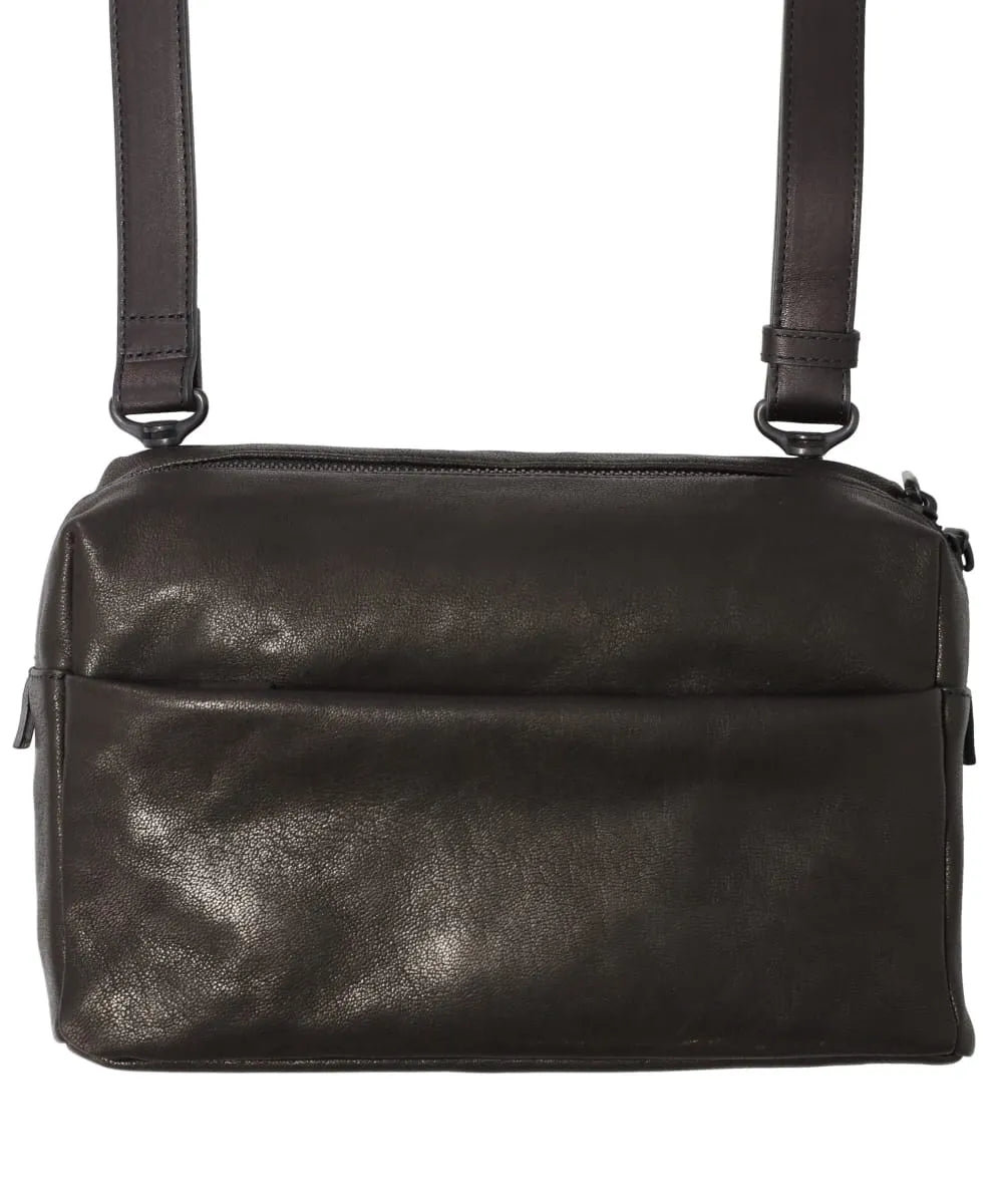 LEATHER SHOULDER BAG “TOFU”