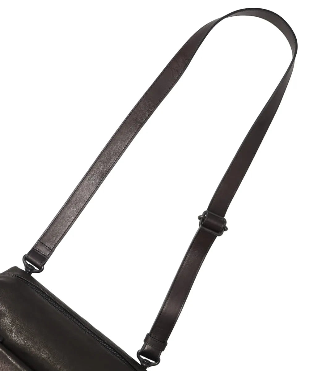 LEATHER SHOULDER BAG “TOFU”