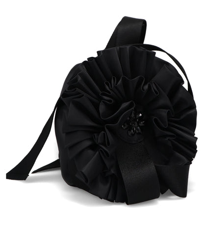 DOUBLE RIBBON ROSETTE BAG W/TURBO EMB