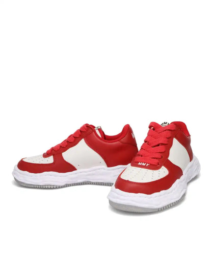 WAYNE LOW/ORIGINAL SOLE LEATHERLOW-TOP SNEAKER